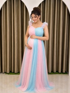 Baby Pink and blue maternity