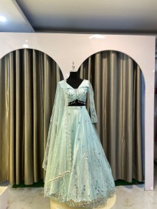 Mint Green Lehenga Set
