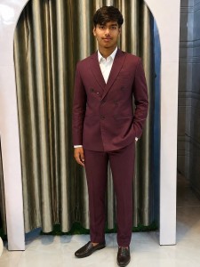Wine Coat and Pant