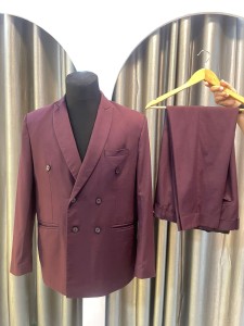 Wine Colour Coat Pant