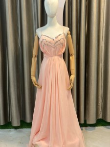 Light Peach with String and Stone at Chest - PDLiPeStr013