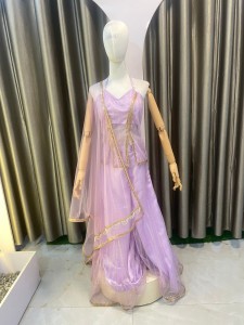 Lavender Golden Glitters Sarara set
