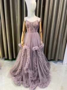 Light Lavender Pataka Gown